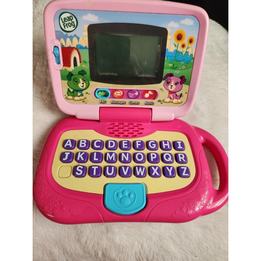 LeapFrog 2 In 1 My Own Leaptop Touch Laptop Tablet Computer For Kids Pink Tested